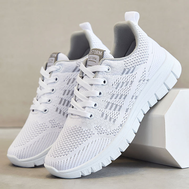 Damen Hochleistungs Atmungsaktive Lauf Sneakers mit Gepolstertem Support Drune