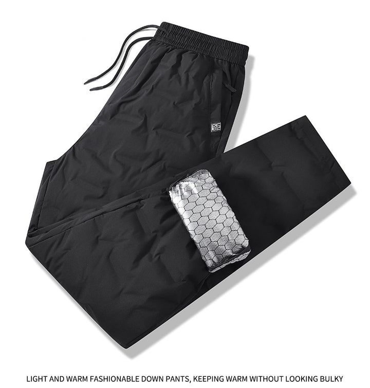 Herren Gepolsterte Thermohose mit Steppung, elastischem Bund und Reißverschlusstaschen Drune