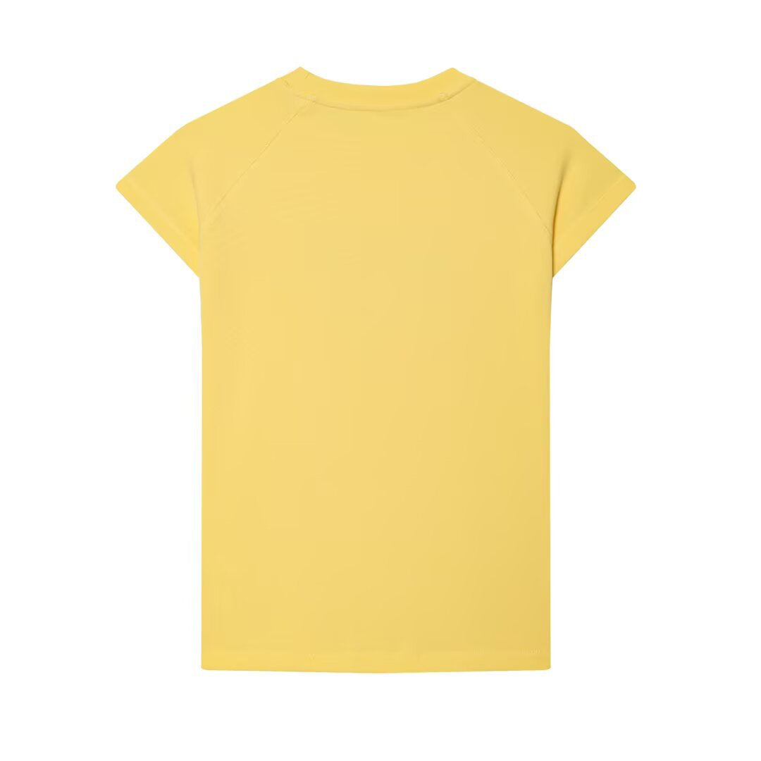 Damen T-Shirt mit kreativem Slogan und lockerer Passform Drune