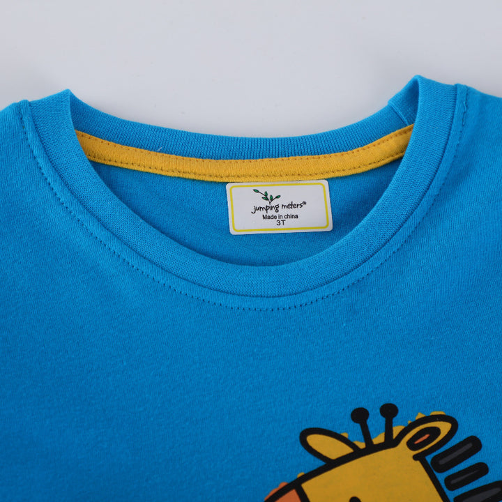 Kinder Langarmshirt mit buntem Tiermotiv Drune