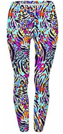 Damen Mandala-Ombre Leggings mit hohem Bund und formendem Stretch Drune