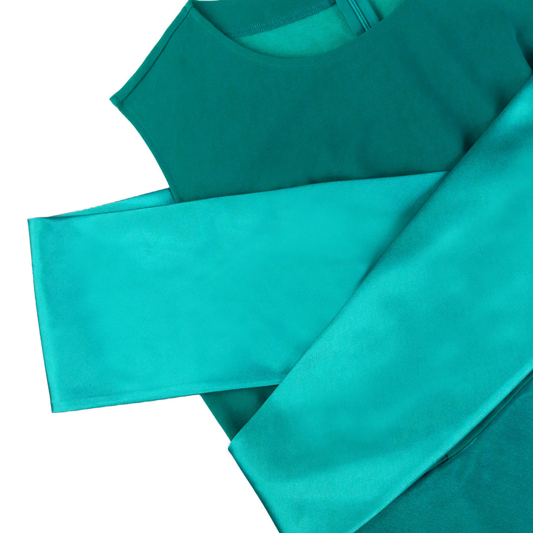 Damen Cocktailkleid mit asymmetrischem Oberteil und Drapierungsdetail Drune