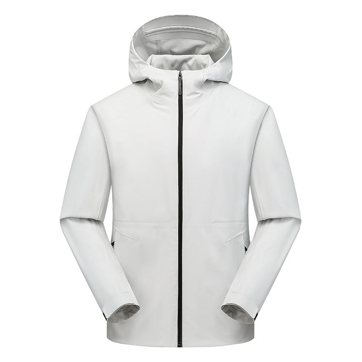 Herren Ultraleichte Softshell-Kapuzenjacke mit nahtverdecktem Reißverschluss und ergonomischer Kapuze Drune