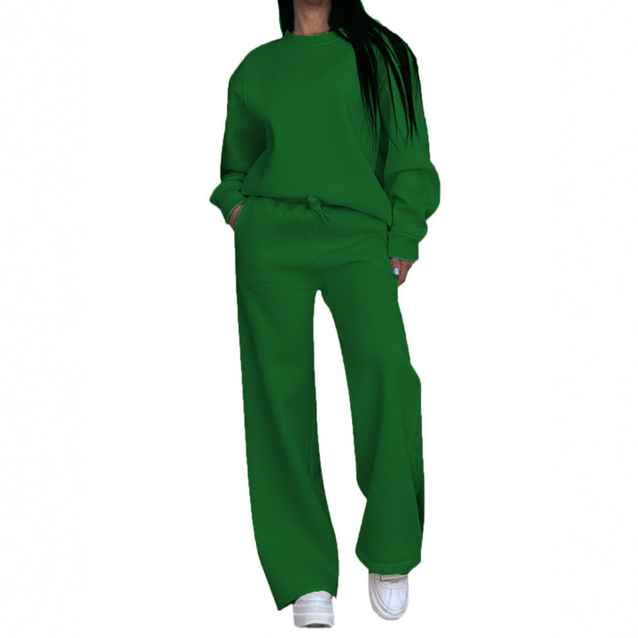 Damen nan lässiges Oversize Sweatshirt und weite Jogginghose Set Drune