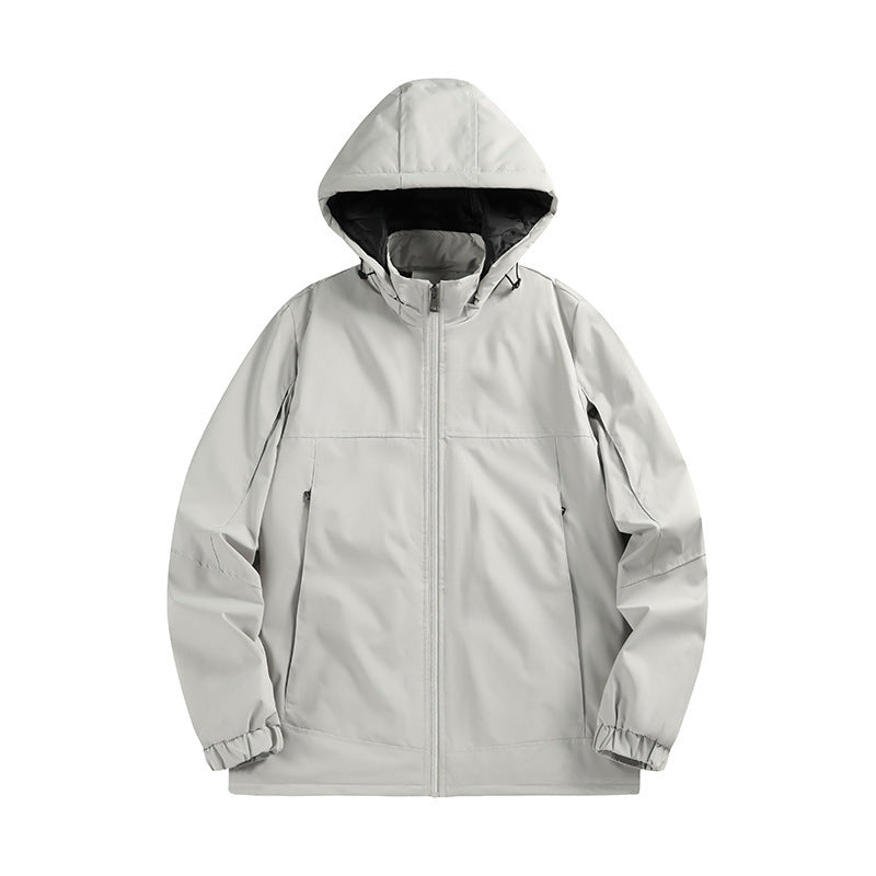 Herren Wetterfeste und isolierte Outdoor-Jacke Drune
