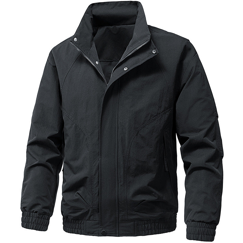 Herren Funktionsjacke mit Stehkragen Drune