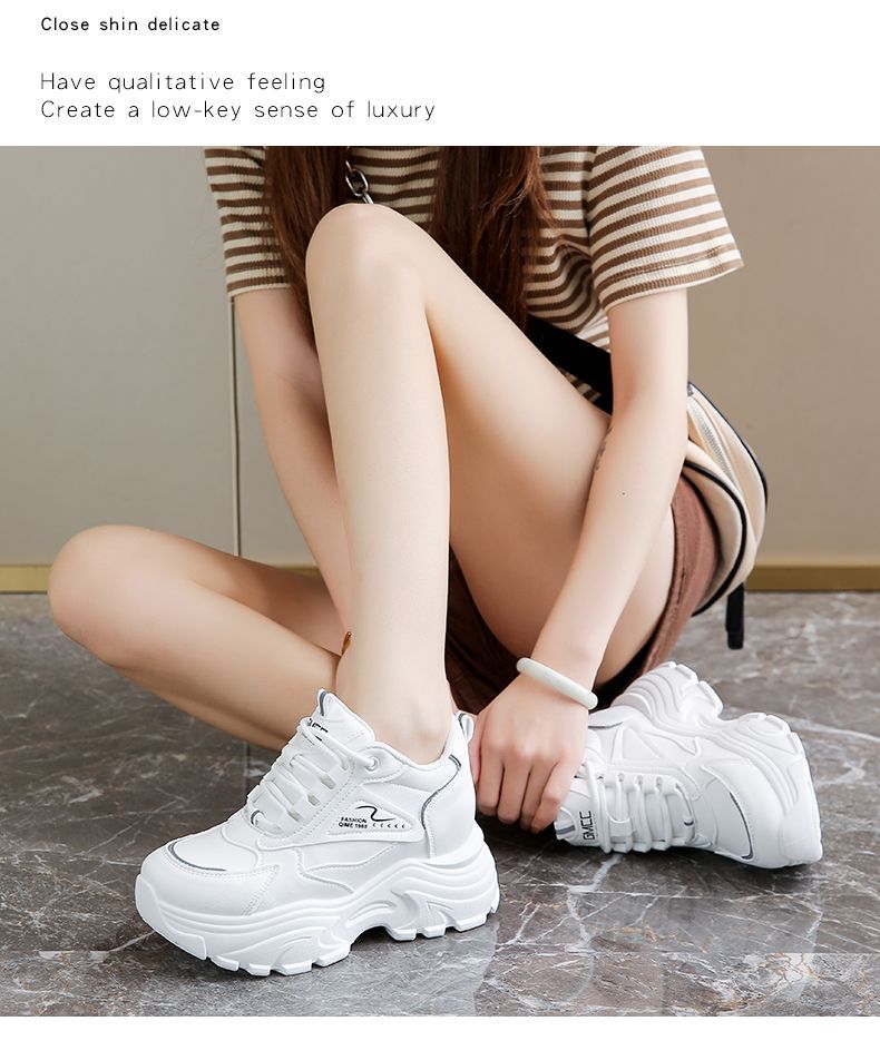 Damen Sportliche Chunky Sneakers mit robuster Profilsohle Drune