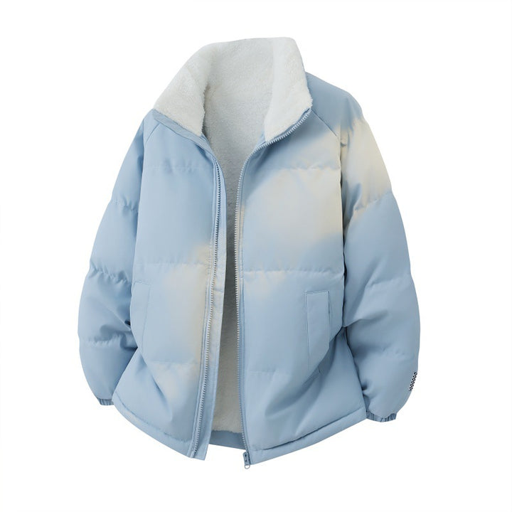 Damen Stilvolle Steppjacke mit Teddyfutter Drune