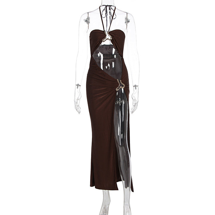 Damen Wickelkleid mit asymmetrischem Schnitt und elegantem Detail Drune