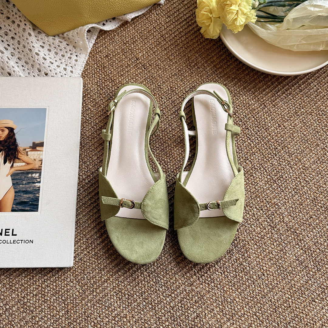 Damen Elegante Slingback Sandalen Drune