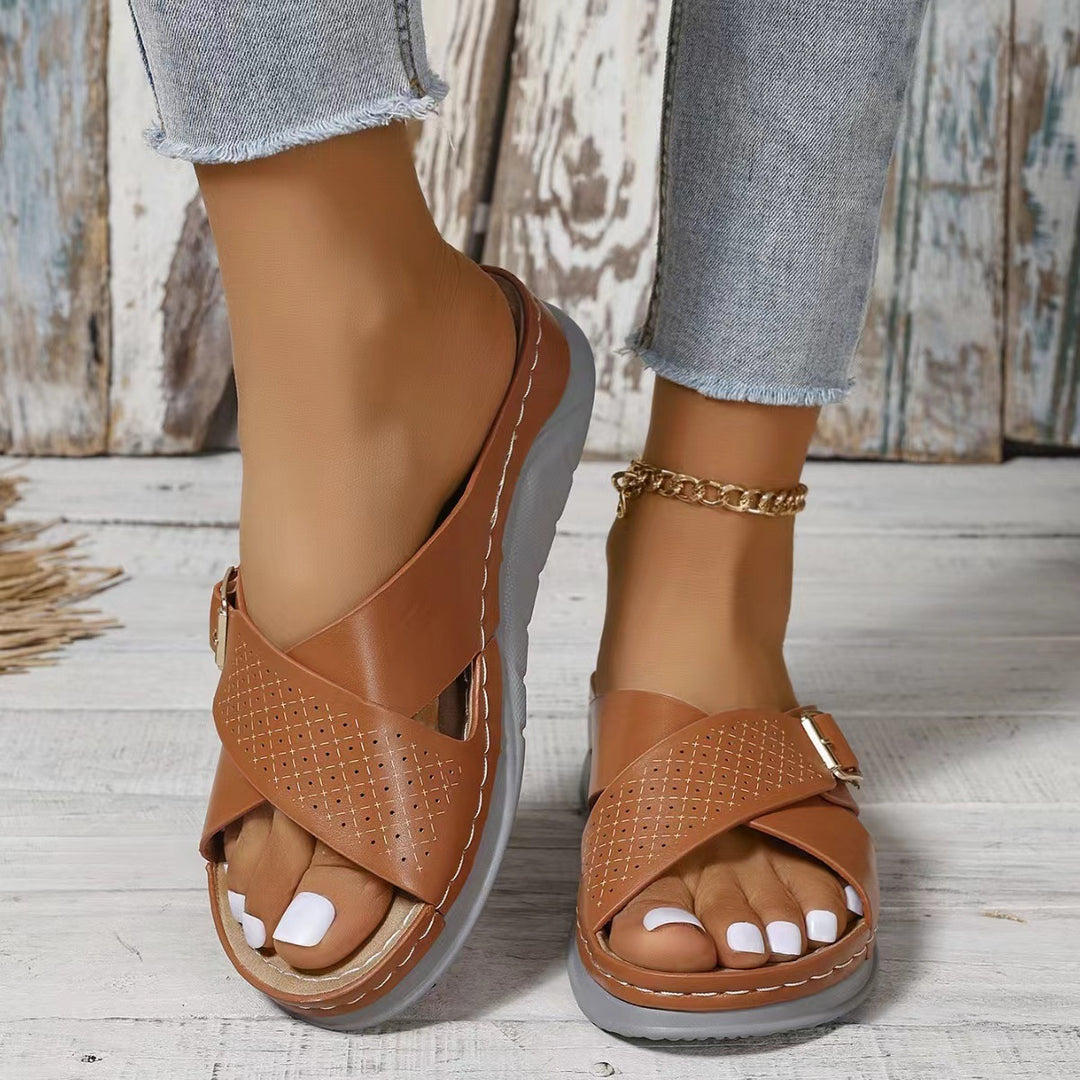 Damen Stylische Casual Rutsch-Sandalen Drune