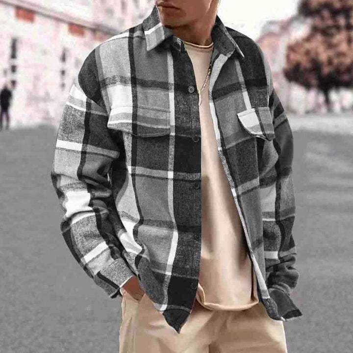 Herren Flanellhemd Drune