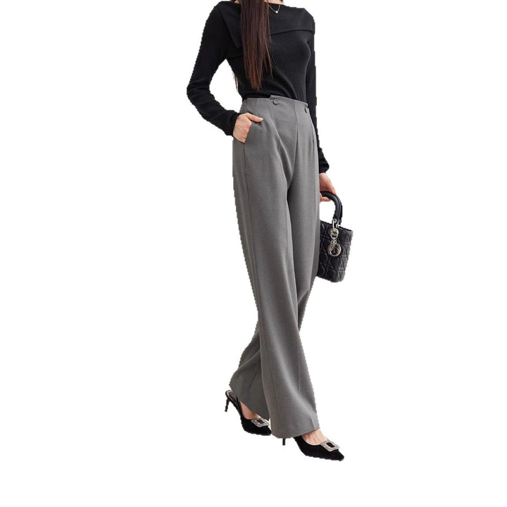 Damen Elegante und hoch taillierte Anzughose Drune