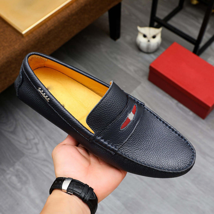 Herren Mokassin aus hochwertigem Leder mit eleganter Ziernaht Drune