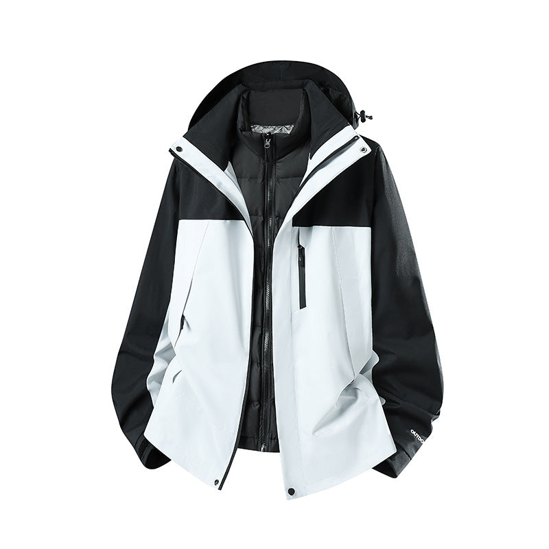 Damen Zweiteilige Softshell-Parka mit herausnehmbarer Steppinnenjacke Drune
