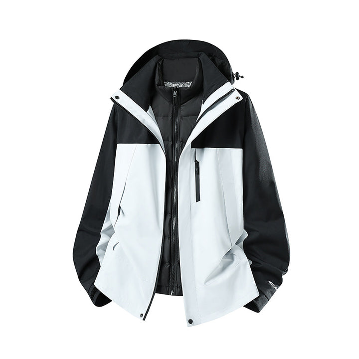 Damen Zweiteilige Softshell-Parka mit herausnehmbarer Steppinnenjacke Drune