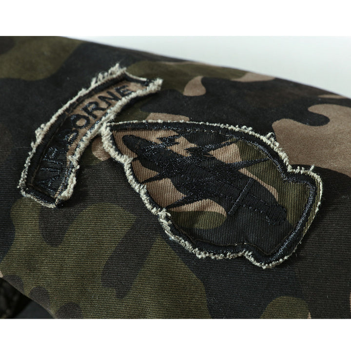 Herren Camouflage-Fieldjacke mit Sherpa‑Futter und multifunktionalen Utility‑Taschen Drune