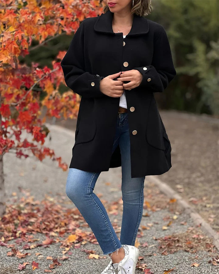 Damen urbaner Oversized Mantel Drune