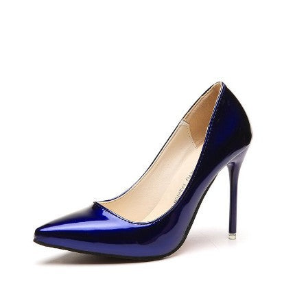 Damen Elegante Hochglanz-Pumps mit schmaler Silhouette und komfortablem Innenfutter Drune
