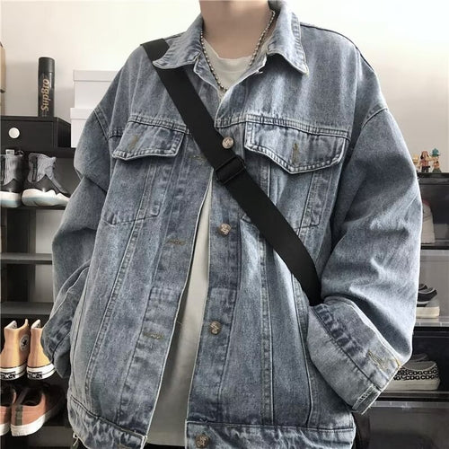 Herren Denim Überjacke Drune