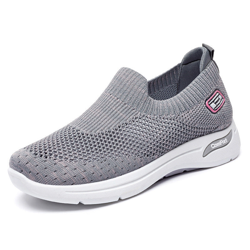 Damen Atmungsaktive Slip-On Sneakers mit weichem Stretch-Obermaterial Drune