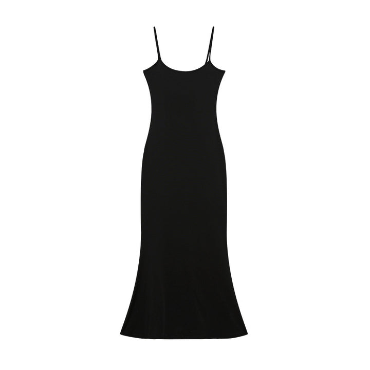 Damen Elegantes Slip Maxi Kleid Drune