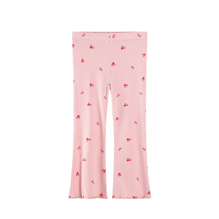 Mädchen Schlagleggings mit floralen Akzenten Drune