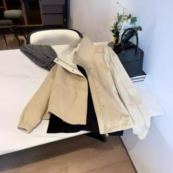 Damen Modische Übergangsjacke mit praktischen Taschen Drune
