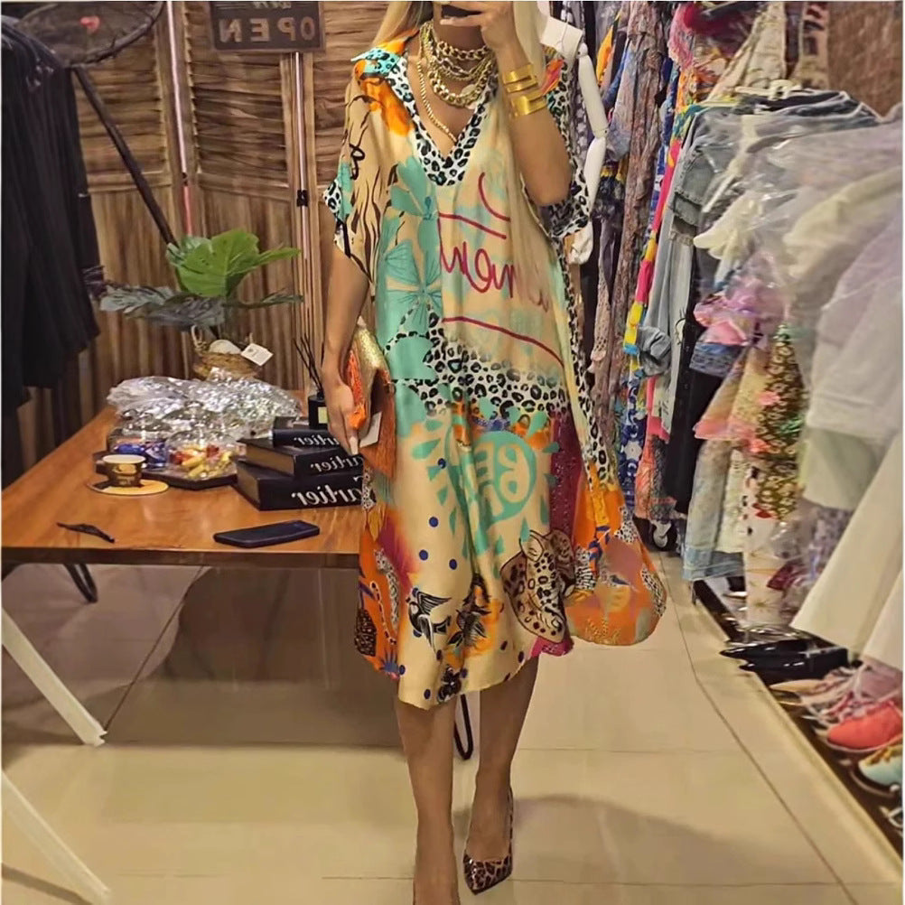 Damen Kunstvolle Kaftan-Style Tunika Drune