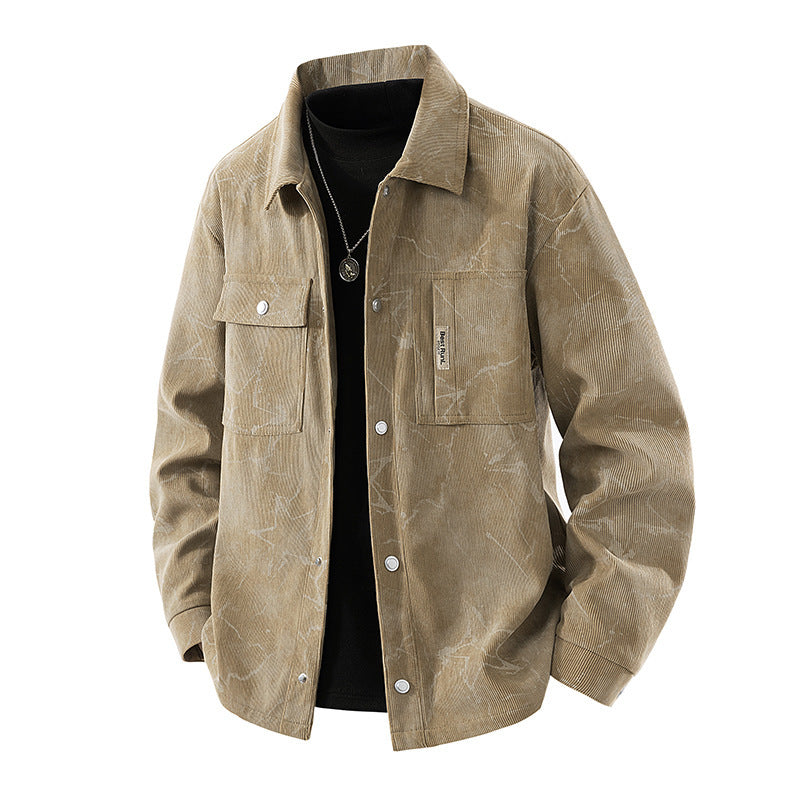 Herren Modische Cordjacke Drune 1787796716