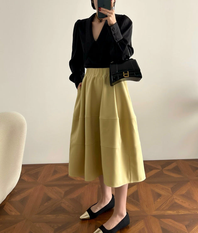 Damen Stylische, luftige 3/4-Arm Strickjacke und Midikleid Kombination Drune