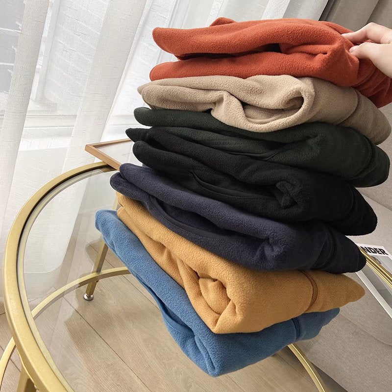 Damen Fleecejacke mit innovative Hochkragenlösung Drune