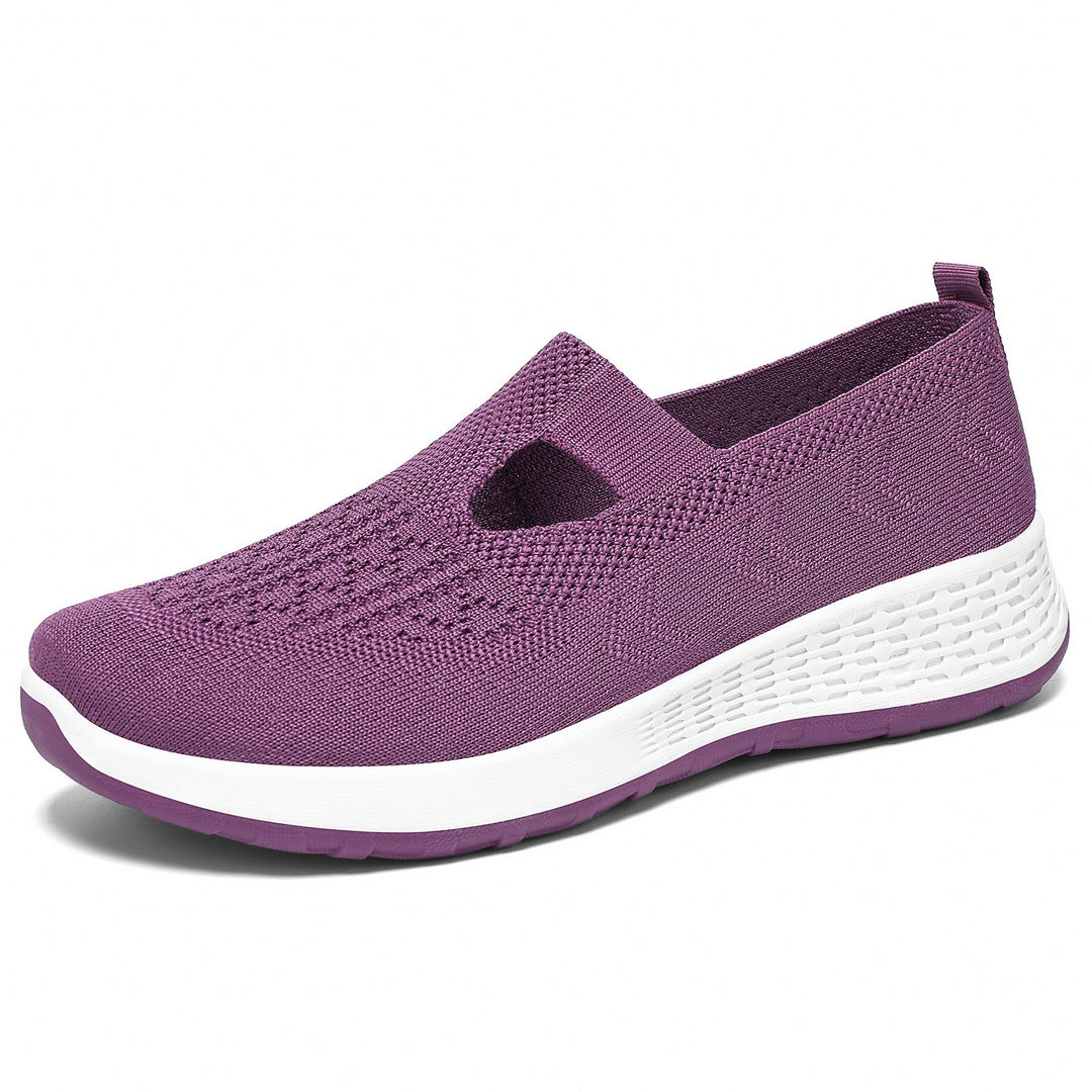 Damen Komfortable Slip-On Sneakers mit innovativer Mesh-Oberfläche Drune