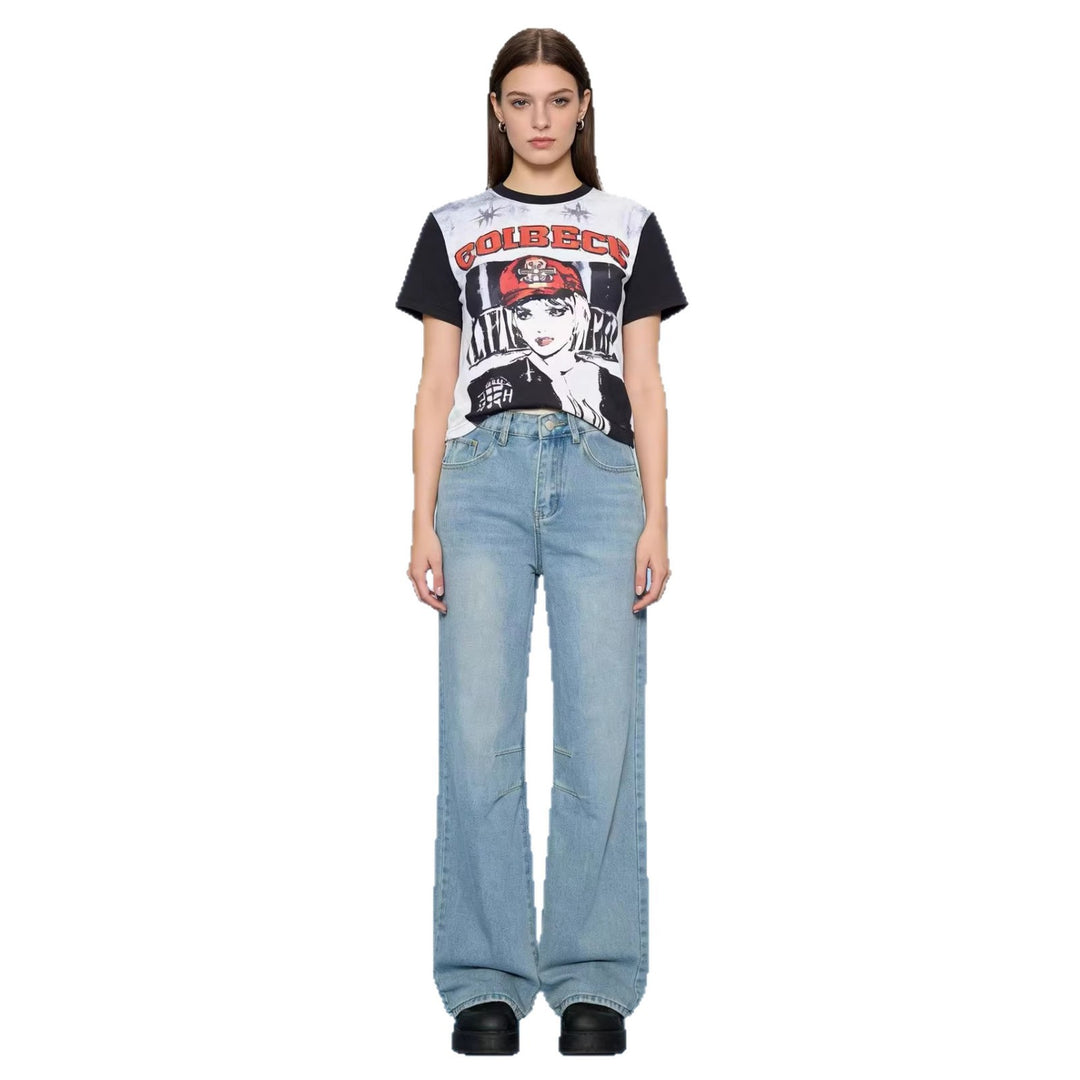 Damen nan schlichtes langarm-Feinstrickshirt mit Rundhalsausschnitt, leicht taillierter Silhouette und elastischem Tragekomfort Drune