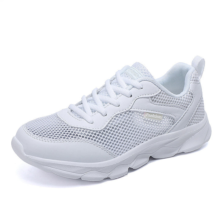 Damen nan leichter Alltags- und Reisesneaker mit luftiger Netzstruktur, dämpfender Leichtsohle und Fersenlasche Drune