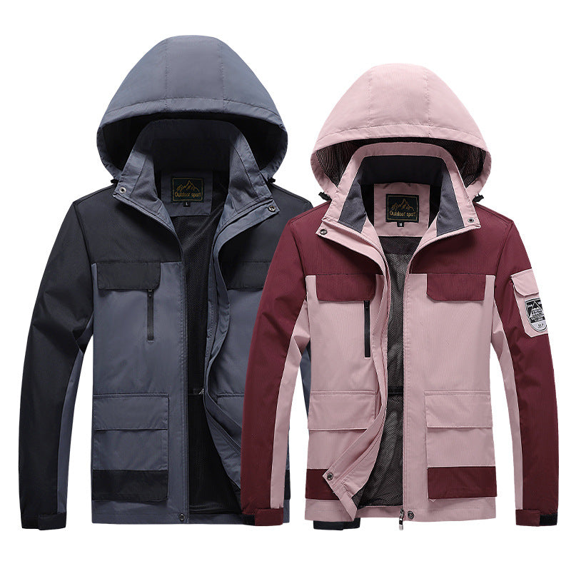 Herren robuster Outdoor-Fieldparka Drune