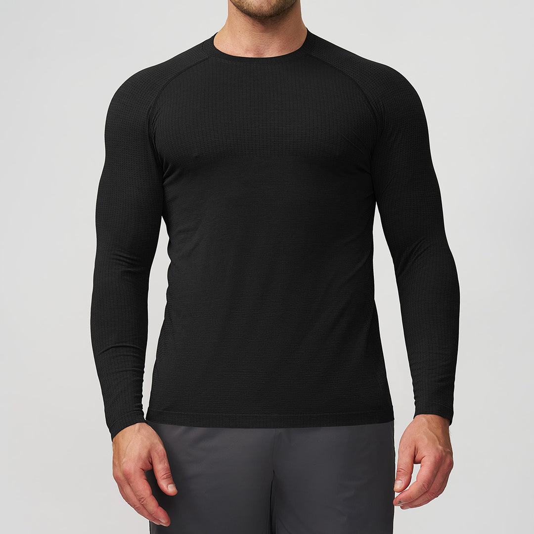 Herren Funktionslangarmshirt mit temperaturregulierenden Eigenschaften Drune