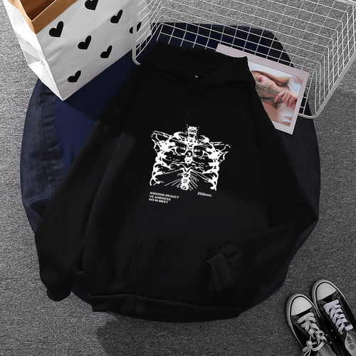 Unisex nan oversized Kapuzenpullover mit anatomischem Grafikprint, Kängurutasche und verstellbarer Kordel Drune