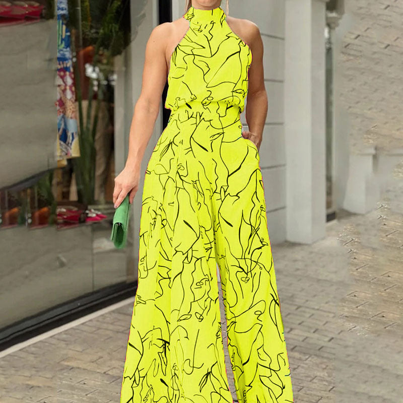Damen Eleganter Longline Jumpsuit mit Stehkragen, Ballonärmeln und Seitentaschen Drune
