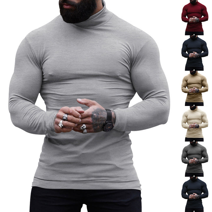 Herren Hochwertiger Stehkragenpullover aus weichem Material Drune