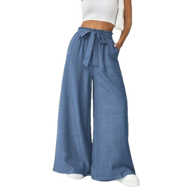 Damen Weite Hosen Drune