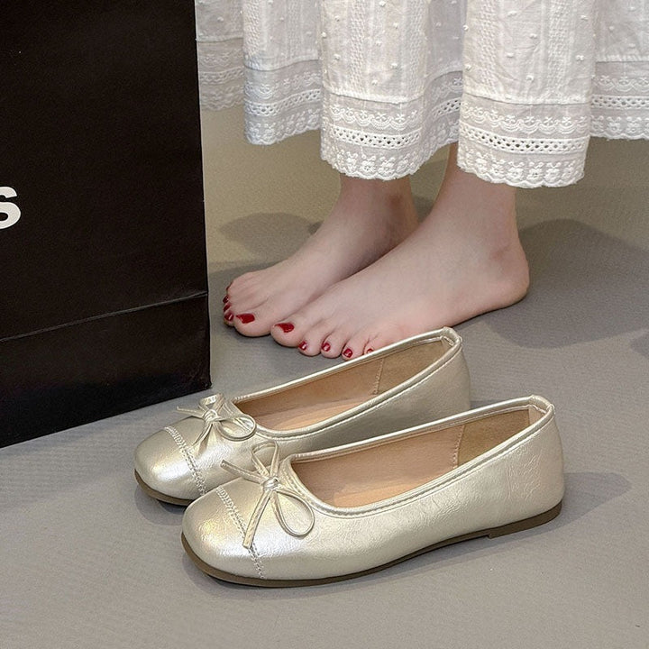 Damen Ballerinas mit zartem Schleifen-Detail und weichem Innenfutter Drune