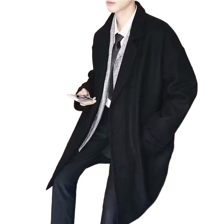 Damen Oversized Wollmantel mit eleganten Details und praktischen Taschen Drune