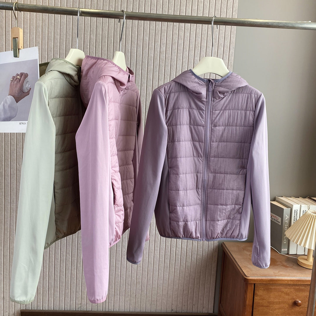 Damen Leichte Hybrid-Jacke mit praktischer Kapuze und isolierenden Einsätzen Drune
