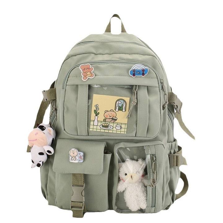 Damen Verspielt Mehrfach-Taschen Rucksack Drune