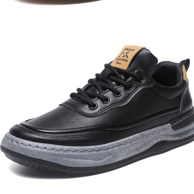 Herren Sportliche Leder Sneaker Drune