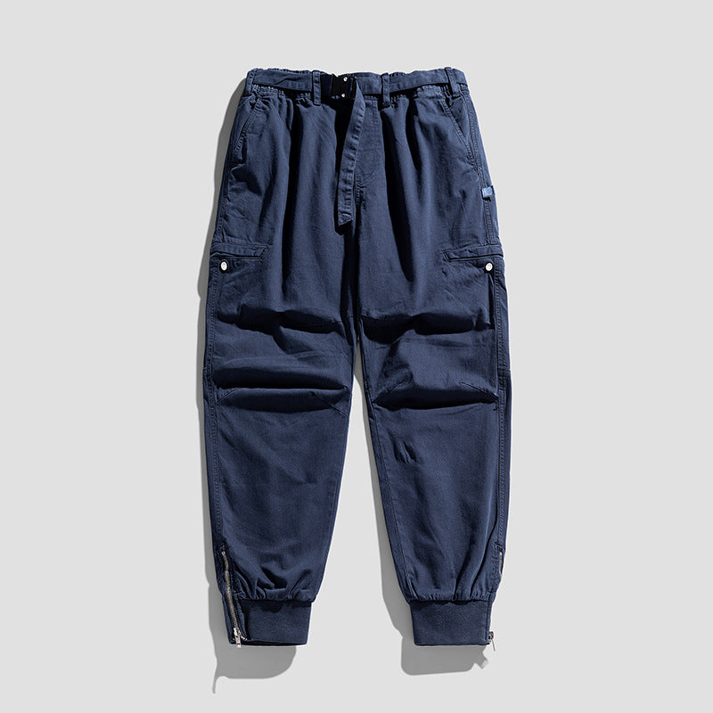 Herren Cargohose im Jogger‑Cut mit Multifunktions‑Taschen, verstärkten Knien und Reißverschlussbündchen Drune