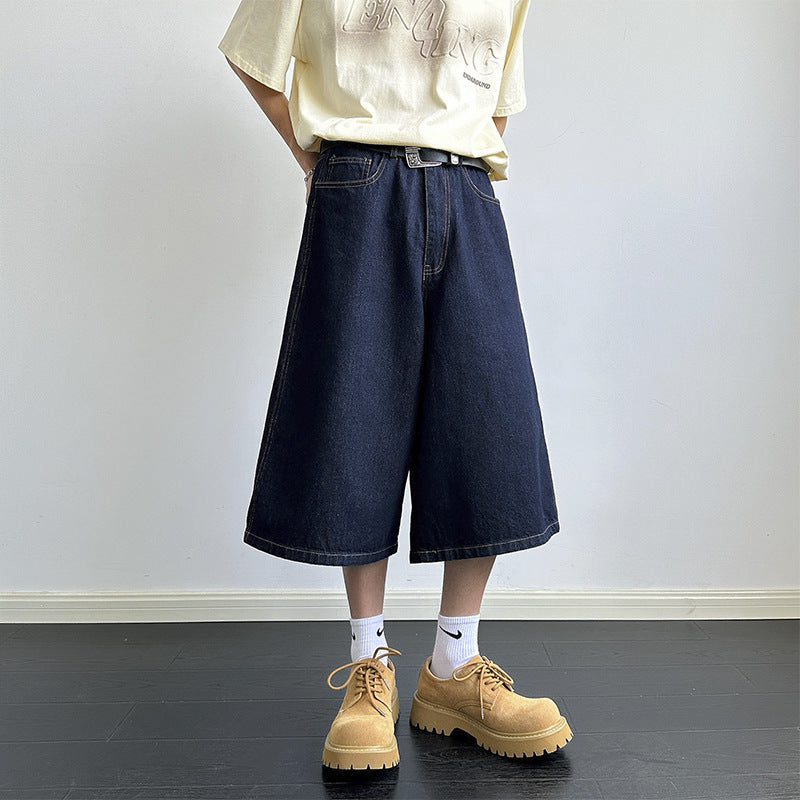 Herren Lässige Baggy-Jeans Drune