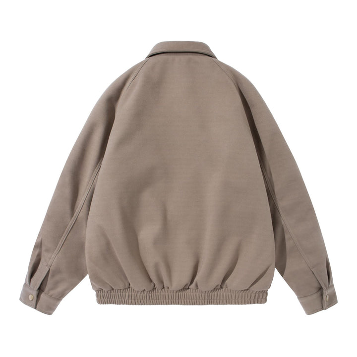 Unisex Boxy‑Blouson mit überlappender Frontpasse und elastischem Saum Drune