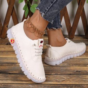 Damen  leichte Alltags-Slipper-Sneaker mit verdeckter Schnürung, elastischem Einstieg und griffiger Trailsohle Drune